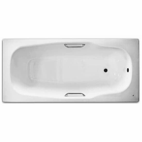 Ванна стальная BLB Atlantica HG 180х80 см с отверстиями для ручек