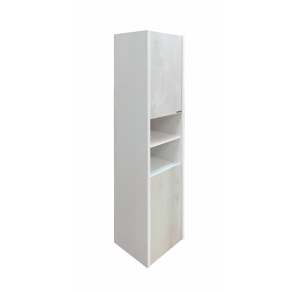 Шкаф-колонна Comforty "Женева-35" дуб белый