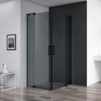 Душевой уголок Cezares SLIDER-A-2-70/80-GRIGIO-NERO