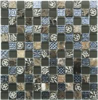 Мозаика стеклянная NS mosaic S-835