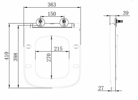 Крышка-сиденье BelBagno AURORA BB8604SC