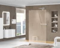 Душевая перегородка Cezares LIBERTA-L-2-90-BR-Cr
