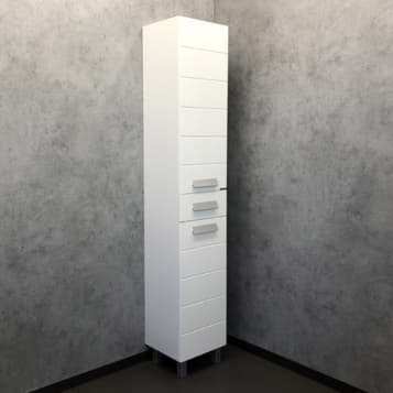 Шкаф-колонна Comforty "Модена М-35" белая матовая