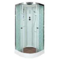 Душевая кабина DTO ЕМ1510 N (100х100х220) с электрикой