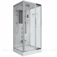 Душевая кабина Niagara Luxe 7714W серебро, 100x90x220 см