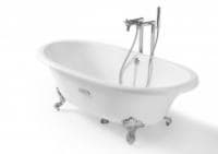 Ванна чугунная Roca Newcast White 170x85 см
