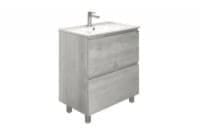 Тумба с раковиной Comforty "Верона-75" дуб белый