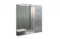 Зеркало-шкаф Comforty "Верона-75" дуб белый