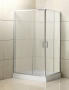 Душевой уголок BelBagno UNO-195-AH-2-120/80-P-Cr