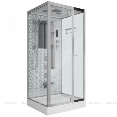 Душевая кабина Niagara Luxe 7714W серебро, 100x90x220 см