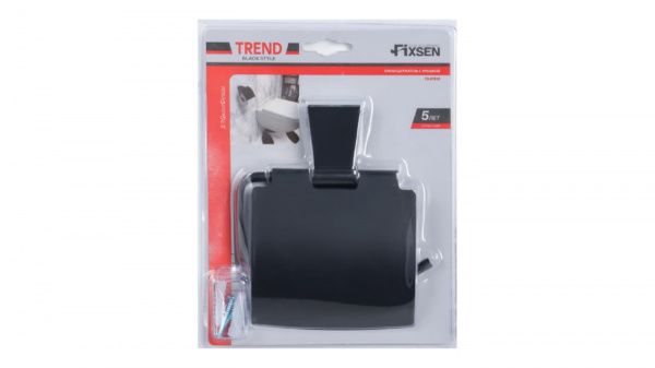 Бумагодержатель с крышкой Fixsen Trend, FX-97810