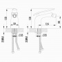 Смеситель Lemark Melange LM4908CW для биде