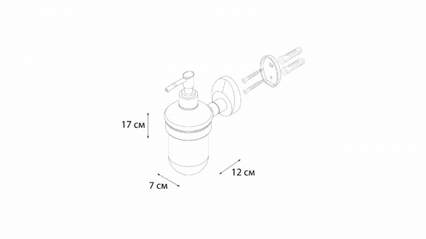 Дозатор жидкого мыла Fixsen Europa FX-21812