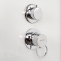 Душевая кабина DTO EM4590 (90х90х220) с LED-подсветкой и гидромассажем