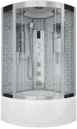 Душевая кабина Niagara Lux 7790W серебро,90x90x220 см