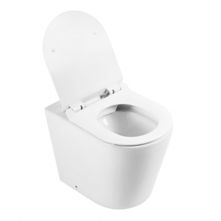 Унитаз приставной безободковый BelBagno FLAY-R