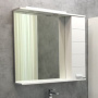 Зеркало-шкаф Comforty "Модена М-90" белый матовый