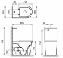 Унитаз-компакт безободковый BelBagno FLAY-R