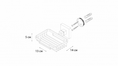 Мыльница решетка Fixsen Metra FX-11109