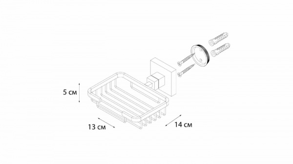 Мыльница решетка Fixsen Metra FX-11109