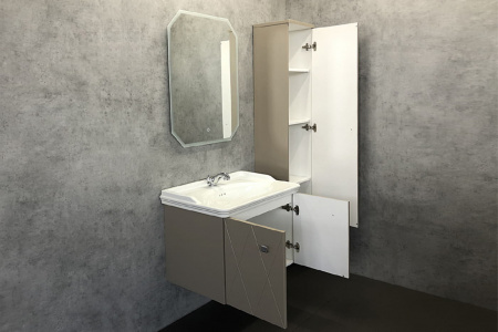 Шкаф-колонна Comforty "Кремона-40" латте
