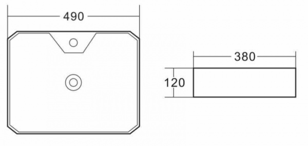 Раковина BelBagno BB1387