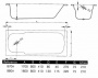 Ванна стальная BLB Atlantica HG 180х80 см с отверстиями для ручек