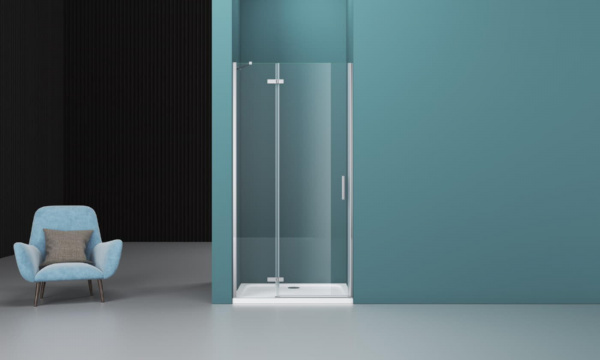 Душевая дверь BelBagno KRAFT-B-12-60/30-C-Cr-L