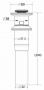 Донный клапан BelBagno BB-PCU-03-BORO