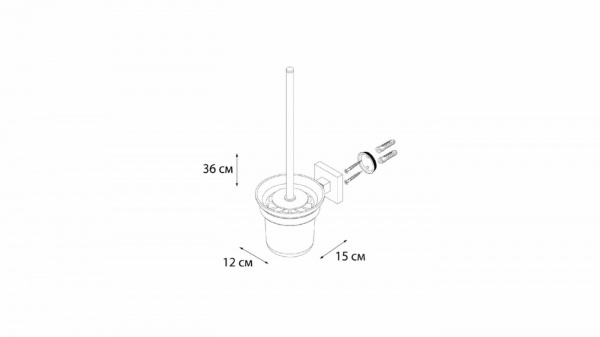 Ерш для туалета Fixsen Metra FX-11113