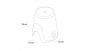 Корзина для белья 2в1 Fixsen Wendy FX-7073-89 синяя