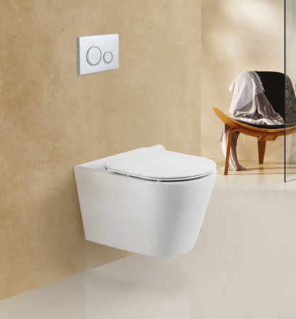 Унитаз подвесной безободковый BelBagno FLAY-R