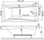 Ванна акриловая Excellent Palace 170x75 см