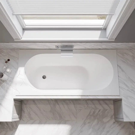Ванна из искусственного камня Veconi Stampo slim 170х75 matt