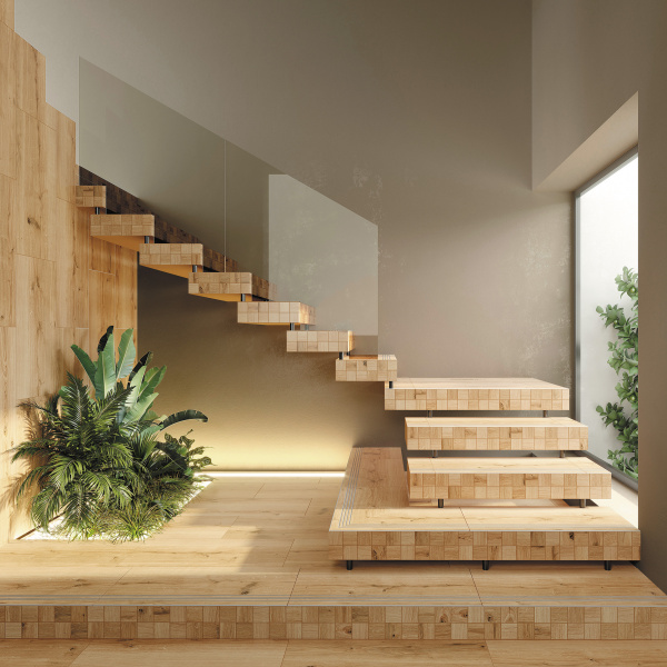 Ступень Cersanit Woodhouse  коричневый  29,7x59,8 WS4O116