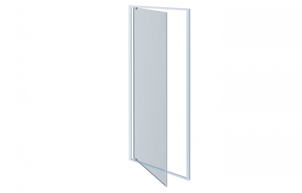 AQ NAA 6211-80 (новый артикул AQ ARI PI 08020CH) Душевая дверь, распашная 800x2000 профиль хром, стекло прозрачное