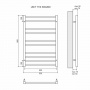 Полотенцесушитель водяной Lemark Unit LM45810 П10 500x800