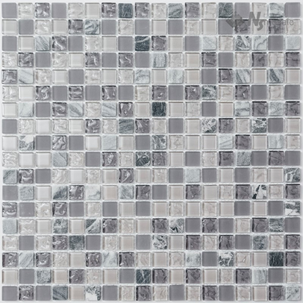 Мозаика стеклянная NS mosaic S-858