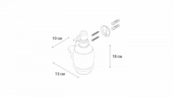Дозатор жидкого мыла Fixsen Bogema FX-78512