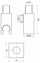 Штуцер с держателем BelBagno NOVA BB-DHLA-IN