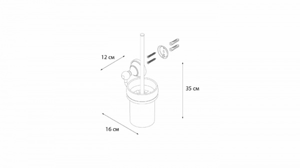 Ерш для туалета Fixsen Bogema FX-78513
