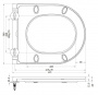 Крышка-сиденье BelBagno TRE BB8001SC