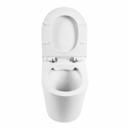 Унитаз приставной безободковый BelBagno FLAY-R