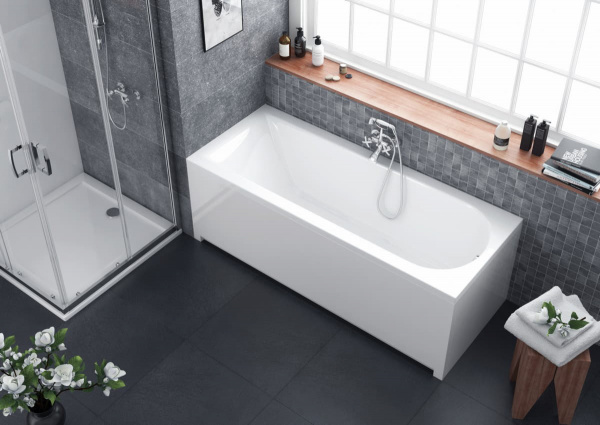 Ванна акриловая Excellent Actima Aurum 170x70 см на каркасе