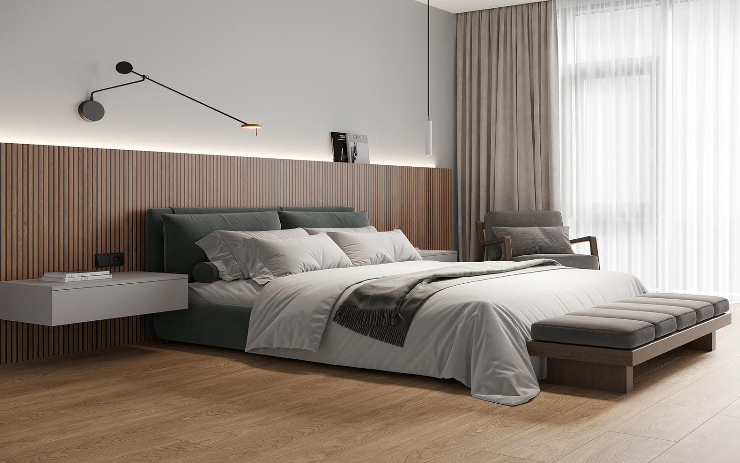 Wood Canarium Wenge Stripes