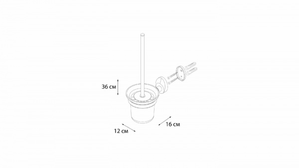 Ерш для туалета Fixsen Europa FX-21813