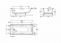 Ванна акриловая Roca BeCool 180х80 см