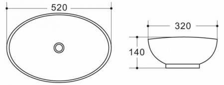 Раковина BelBagno BB1147