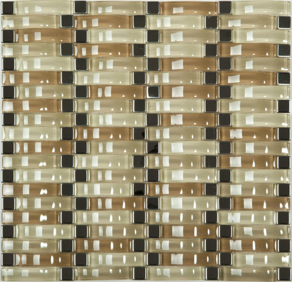 Мозаика стеклянная NS mosaic S-813