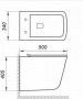 Унитаз подвесной безободковый BelBagno MARMI